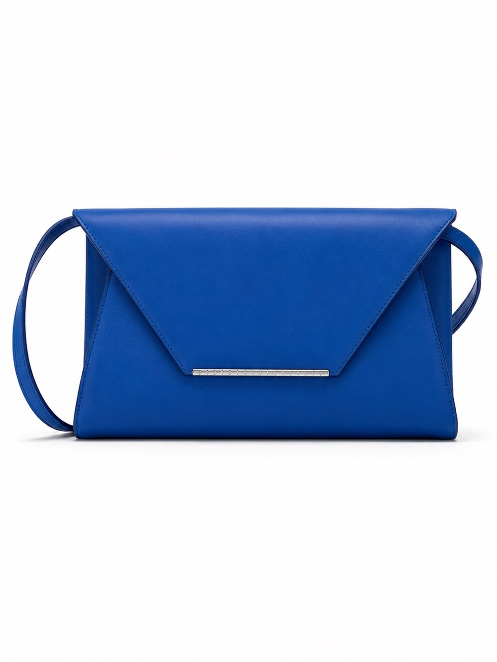 Jill Haber Leather Clutch Bag with Detachable Strap